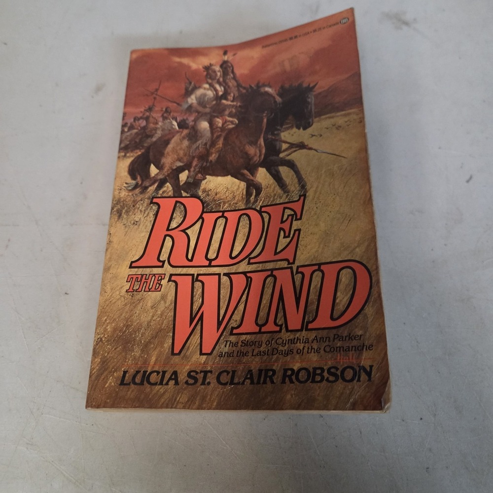 RIDE THE WIND Lucia St. Clair Robson Paperback Ballantine Books 1982 1st Print